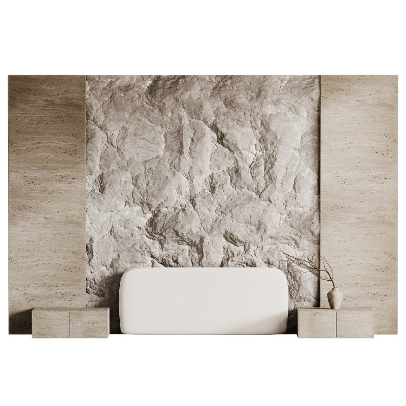 Headboard wood 3d wall panel - Image 1