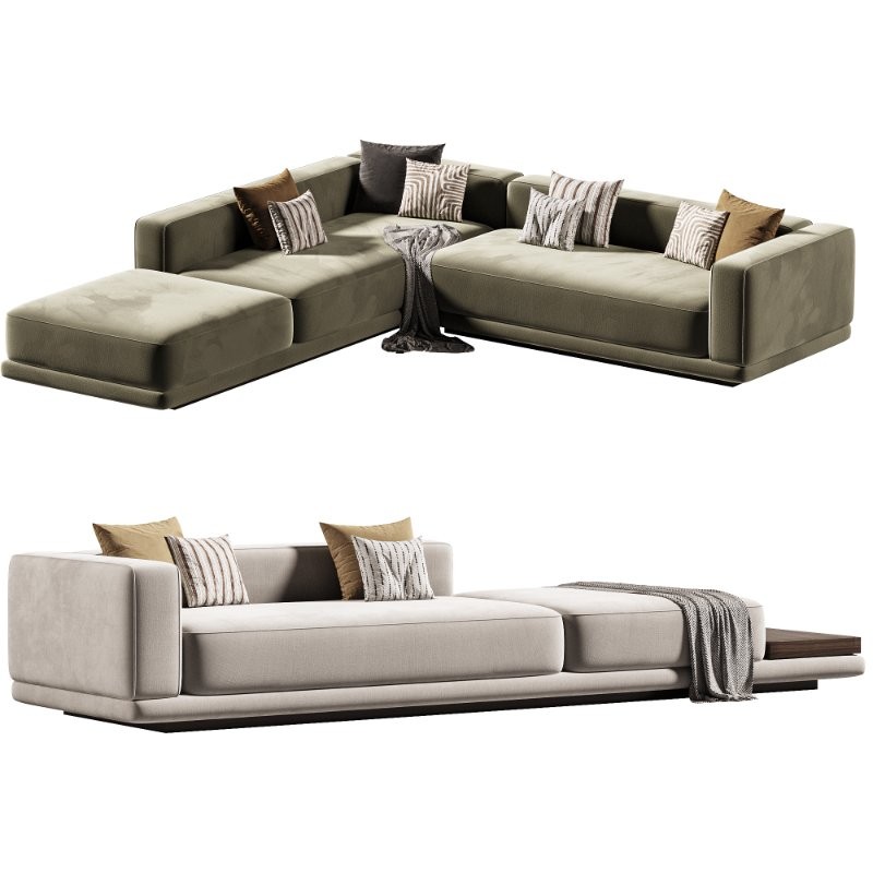 Corner sofa Minotti Horizonte Modular Sofa - Image 3