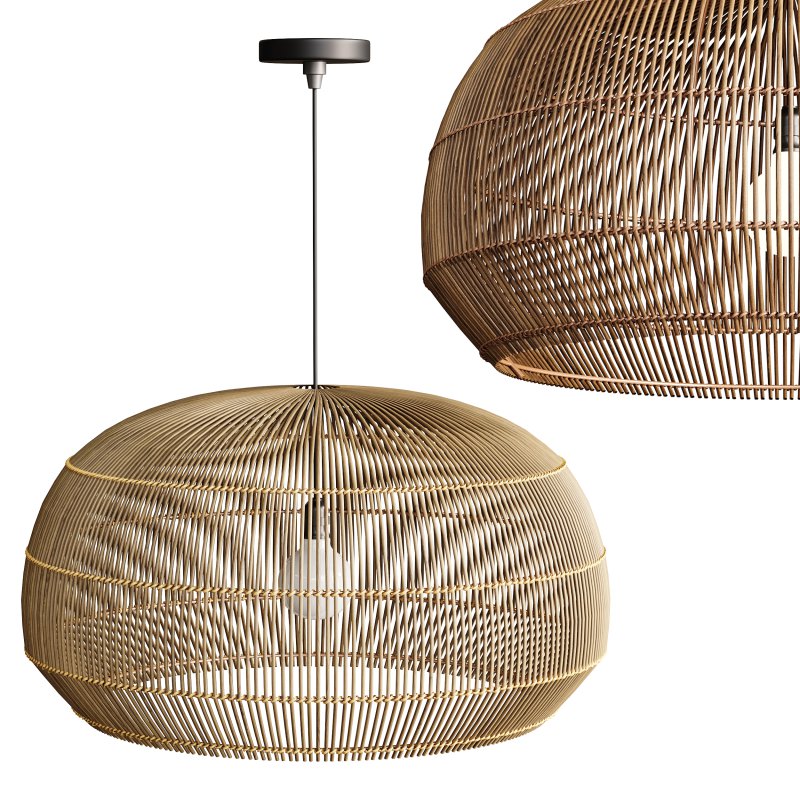Nordic Chandelier Bamboo Hanging Lamps - Image 1