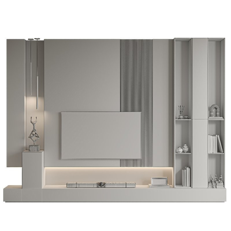 TV Wall-Set 08 - Image 5