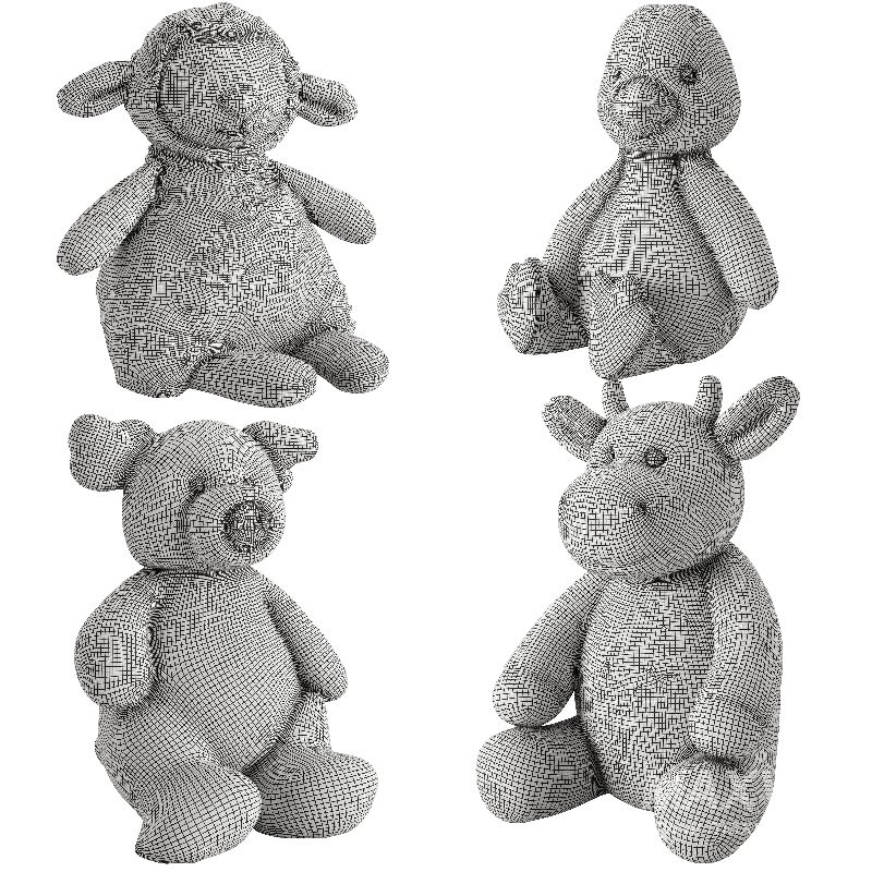 Plush Toys Set 04 - Image 4