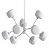 Nabila 9 Light Black Chandelier - Thumbnail 3