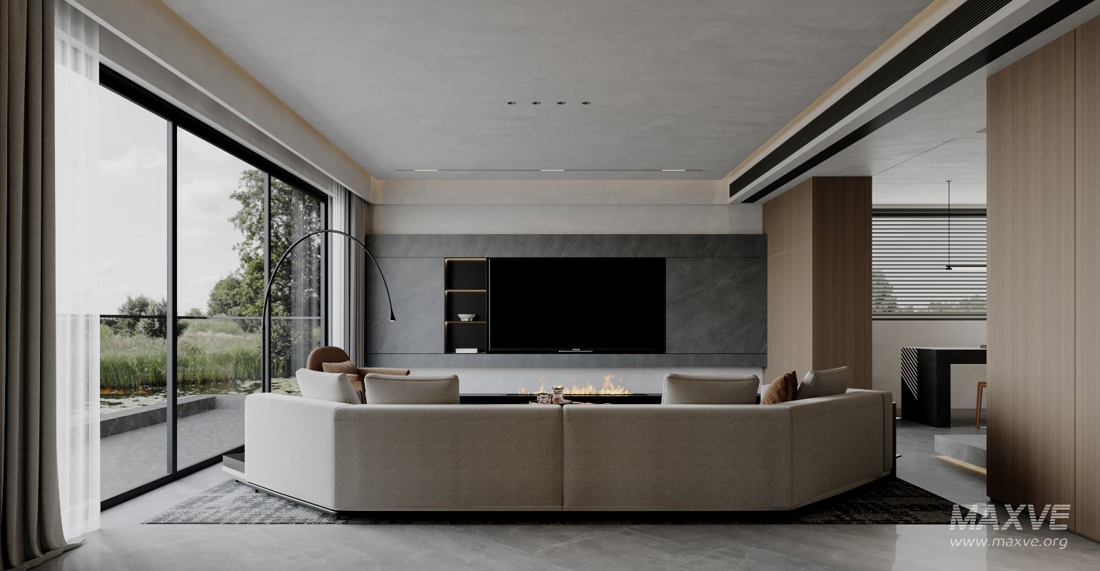 Modern living and dining room - Image 4