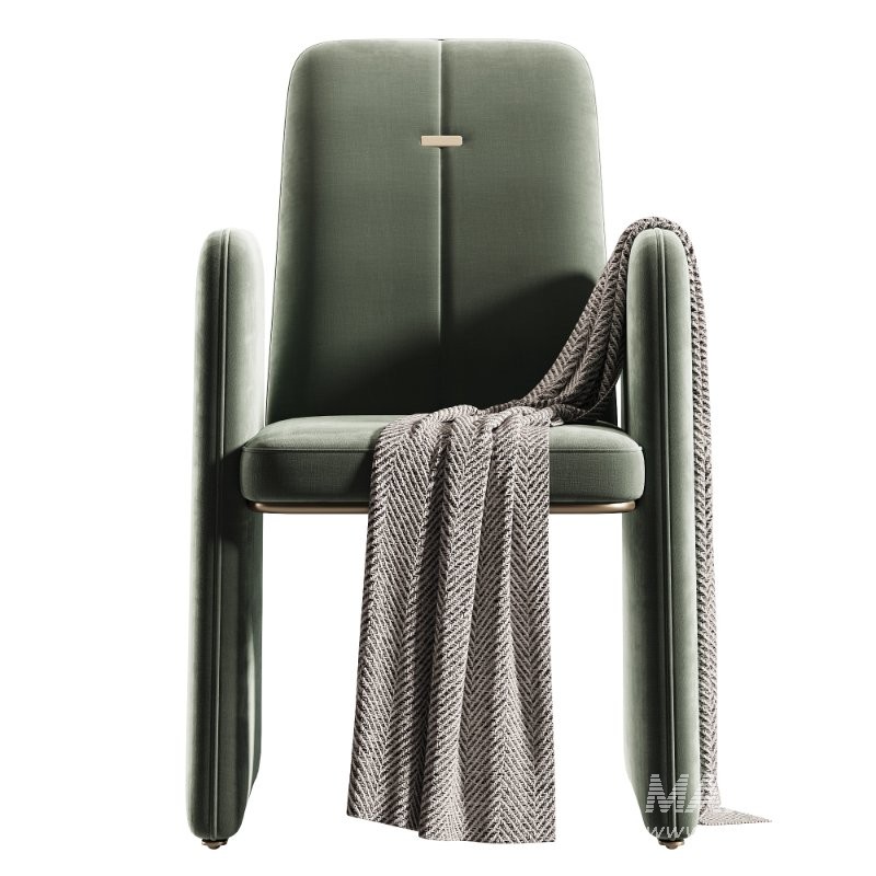 HOTHING YUPPIES Leather chair with armrests - Image 2