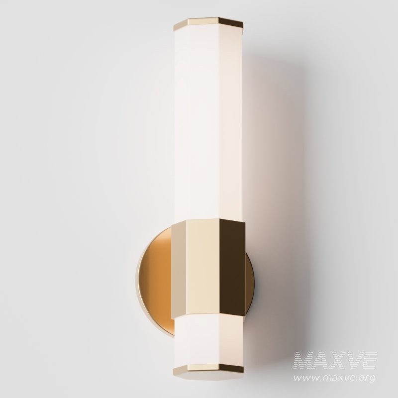 Contemporary Hexagon LED Bath Sconce - Image 7