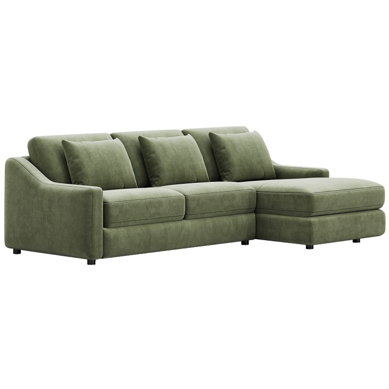Ashby Sofa Two-Piece Chaise Sectional By Arhaus - Image 1