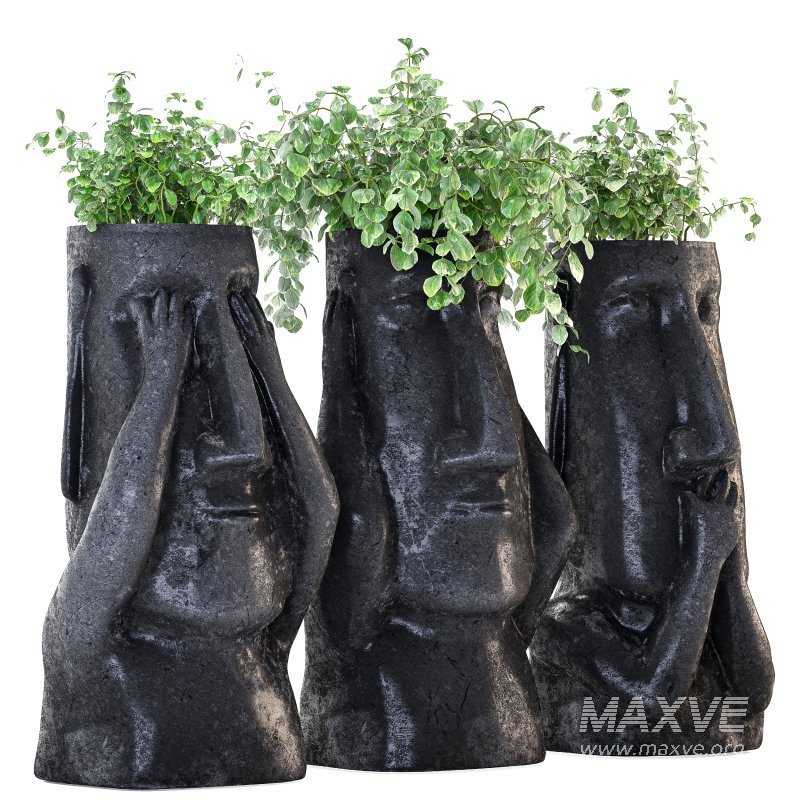 Easter Island Planter - Image 3