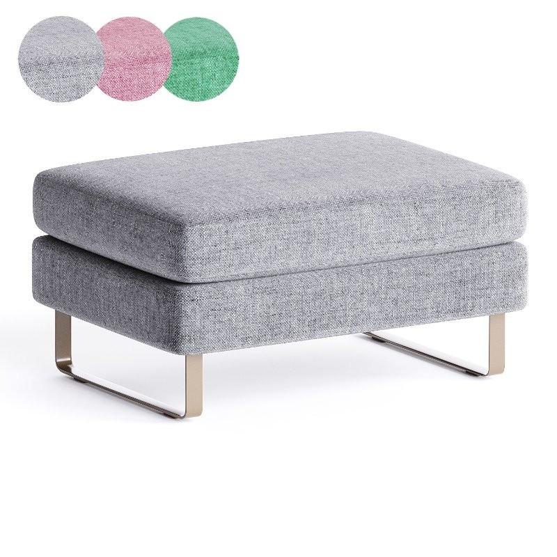 elegance fabric pouf - Image 4