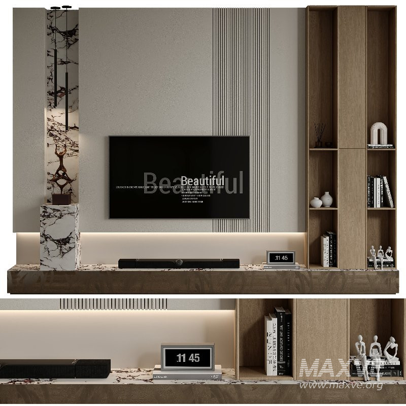 TV Wall-Set 08 - Image 2