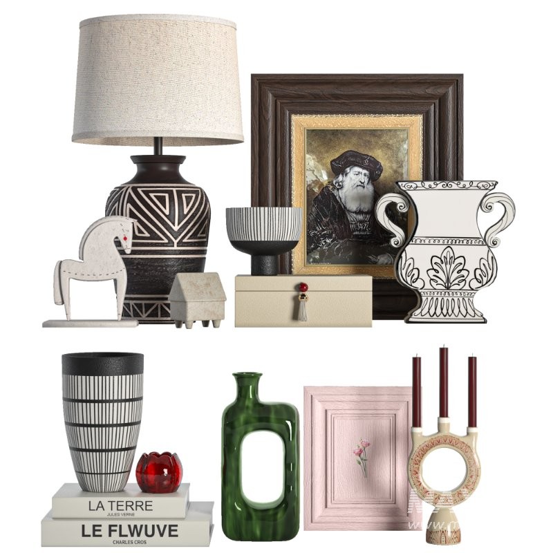 Vintage Decorative set_01 - Image 1