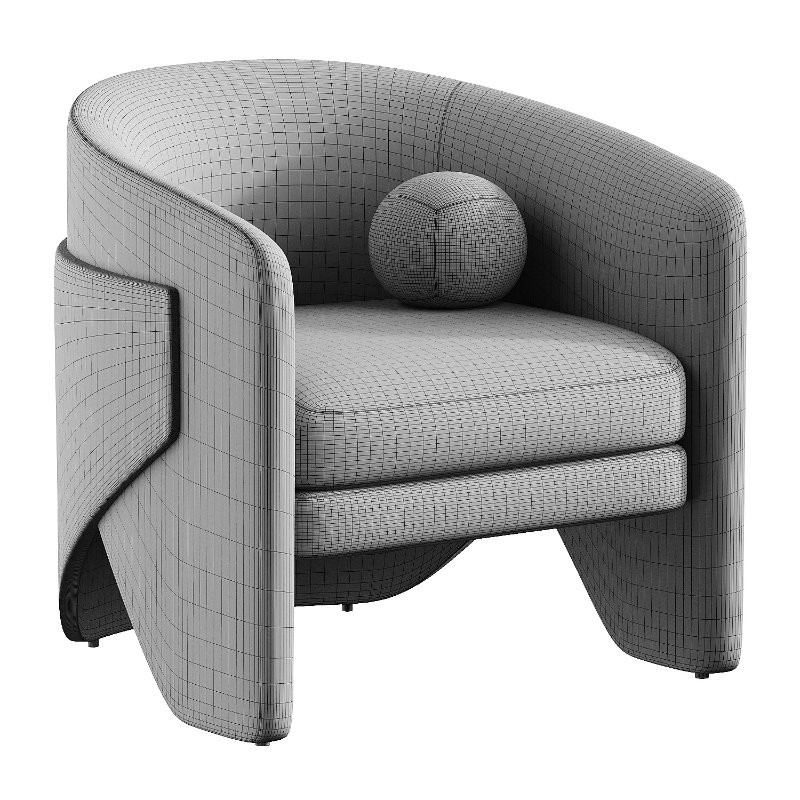 finn dove grey armchair - Image 2