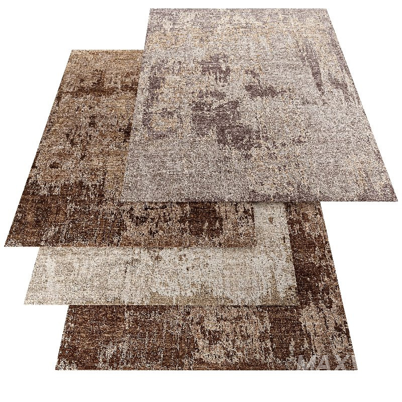 Emaan Wool & Silk Rug Set 06 - Image 1