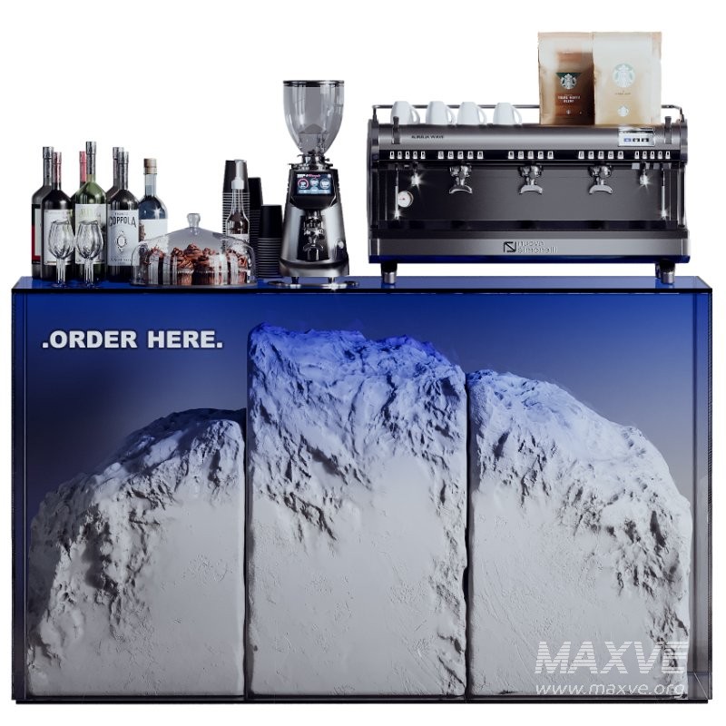 Coffee Shop Reception Restaurant Br Counter - Image 4