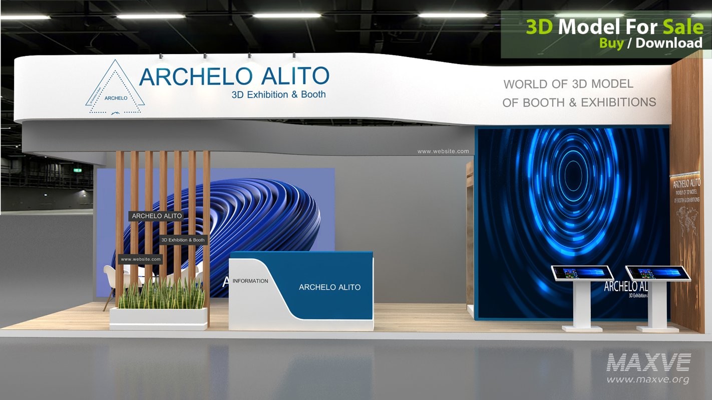 exhibition 3d model - Image 4