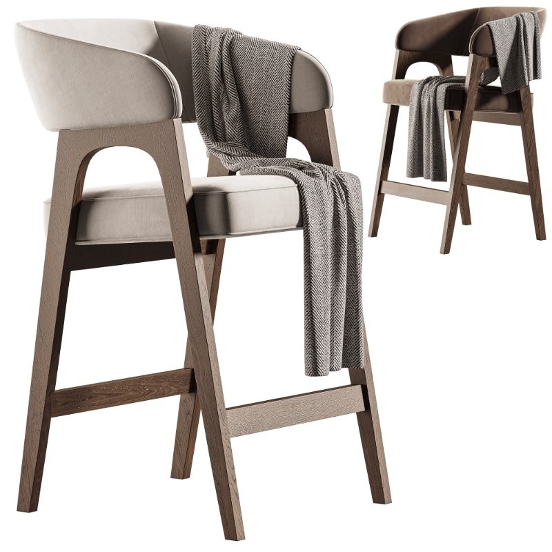 Bern semi-bar stool by deephouse - Image 1