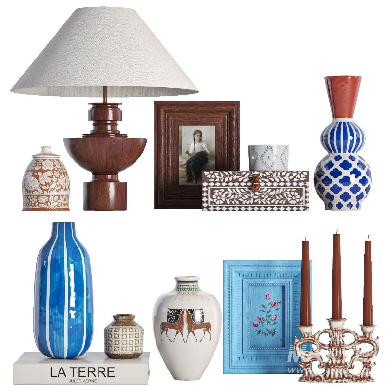 Vintage Decorative set_02 - Image 1