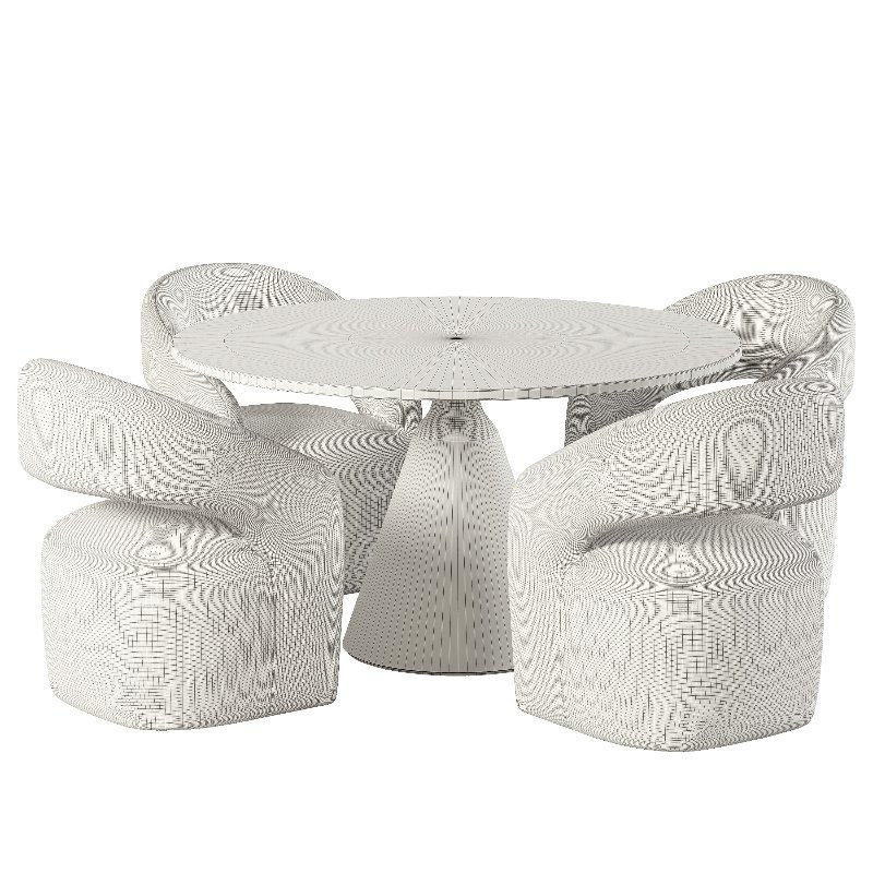 Barrow Rolling Dining Chair and Bronx Dining Table - Image 5