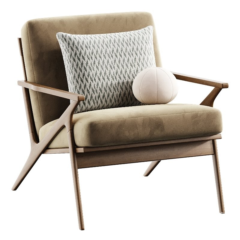 cavett wood frame chair - Image 7