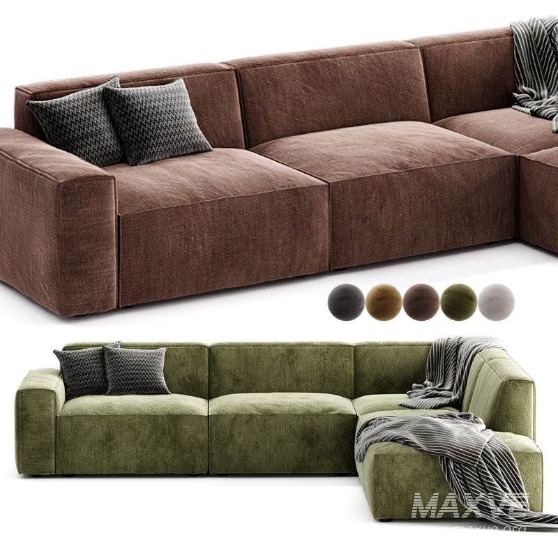 Jonathan Extended Side Chaise Corner Sofa - Image 4