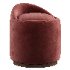 Swirl Swivel Ottoman - Thumbnail 2