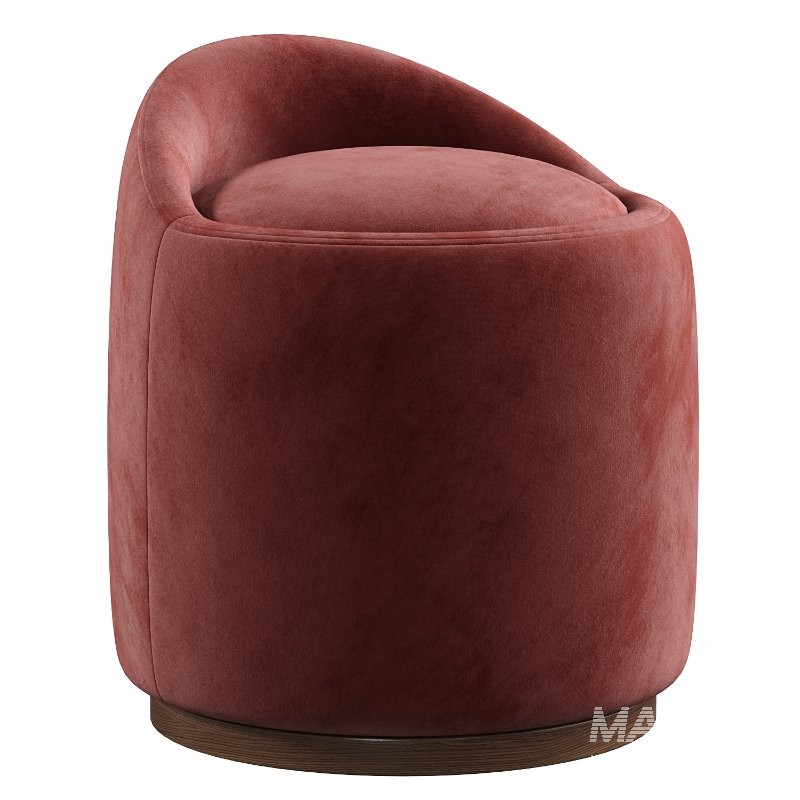 Swirl Swivel Ottoman - Image 2