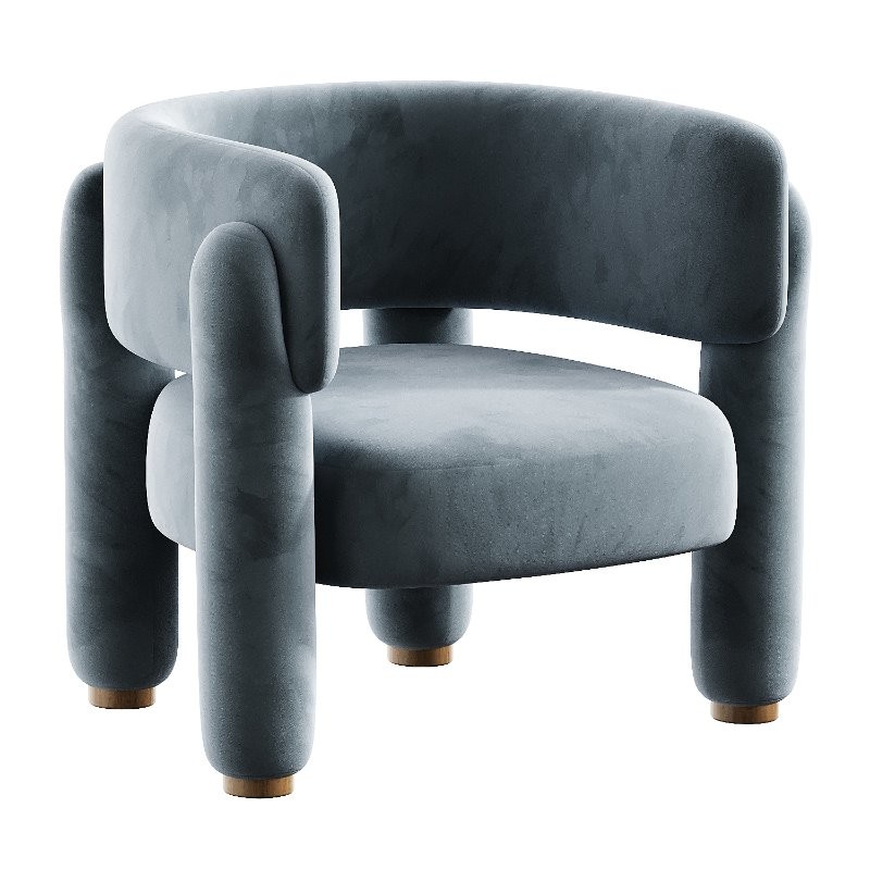 plush armchair - Image 1