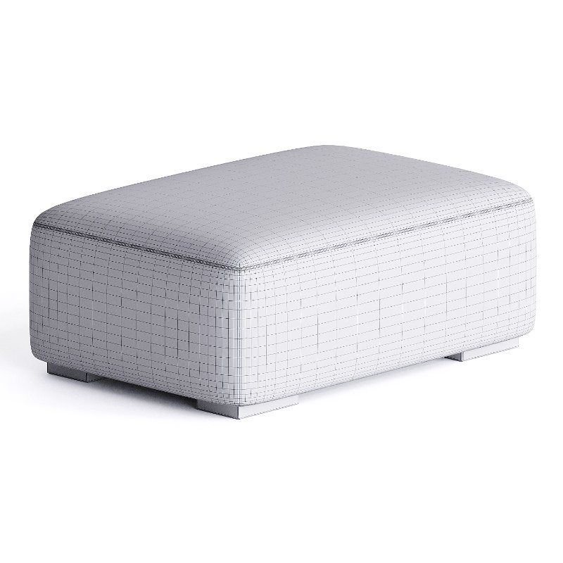 sidonie grey pouf - Image 1