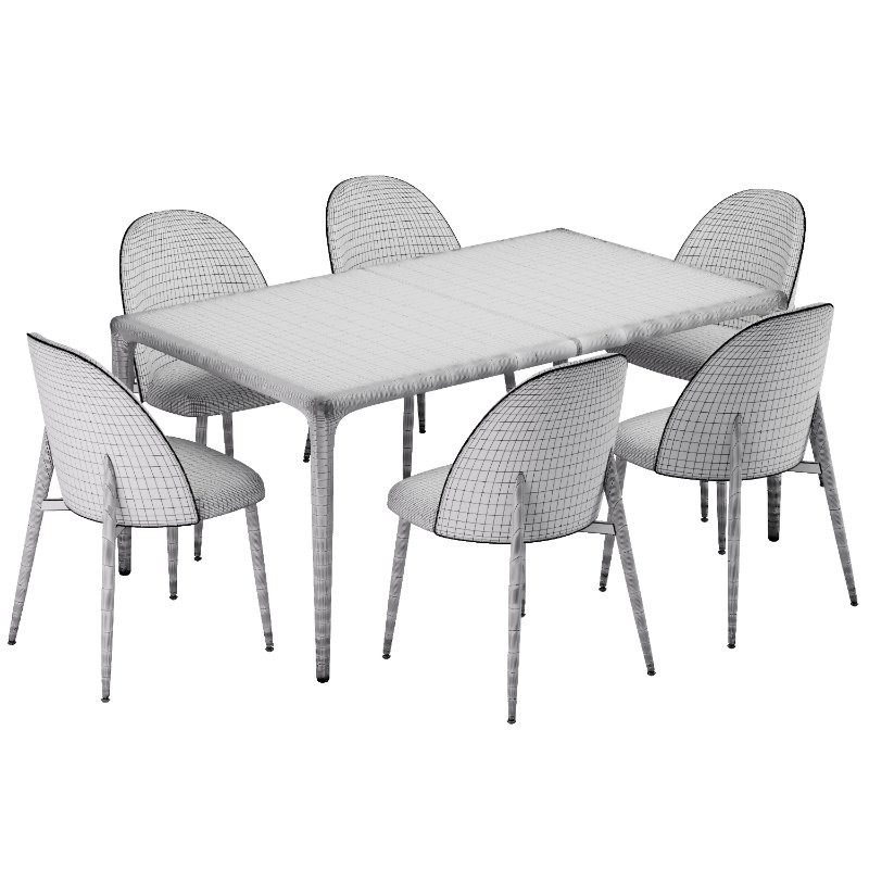 Dinning chair and table321 - Image 3