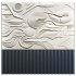 Headboard concrete 3d wall panel 014 - Thumbnail 2