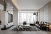 Modern living room and dining room interior scene - Thumbnail 7