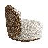 Quaid Outdoor Woven Swivel Chair-Fourhands - Thumbnail 5