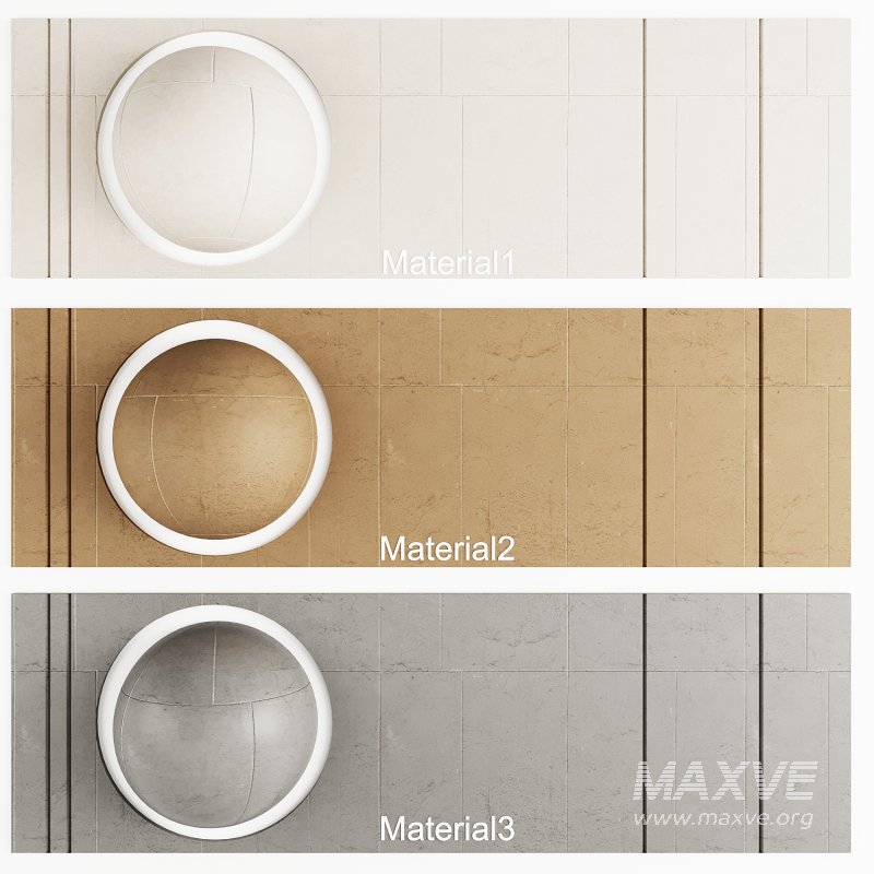 Plaster Tiled Wall - Image 1