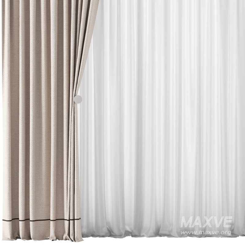 Silk and Cotton Curtain Set 89 - Image 2