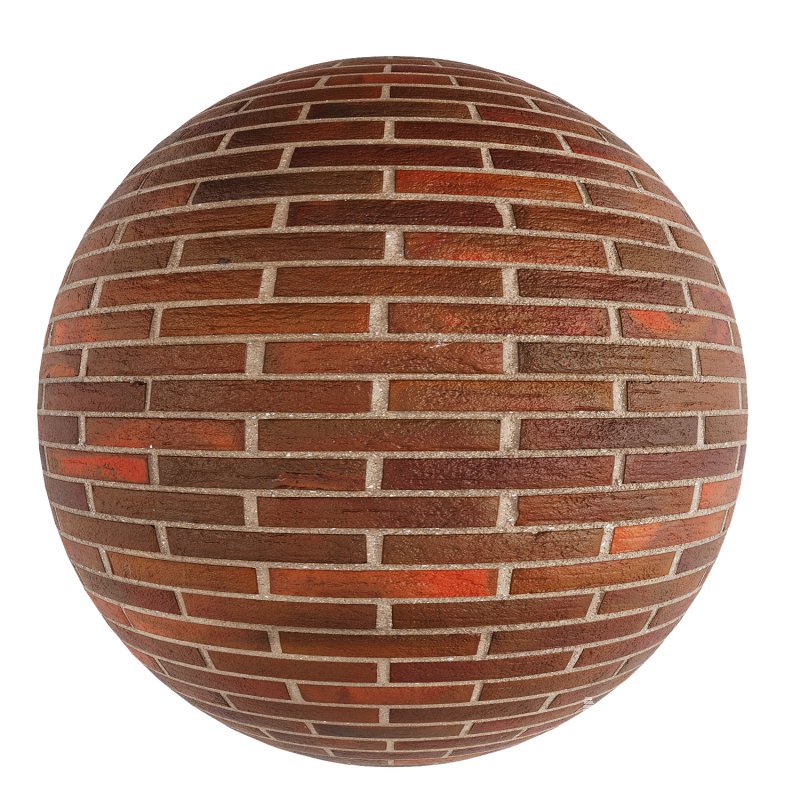 Brwon Brick Wall - Image 2