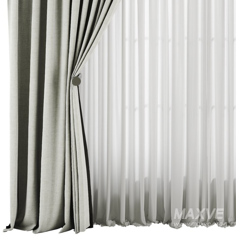 Silk and Cotton Curtain Set 94 - Image 4