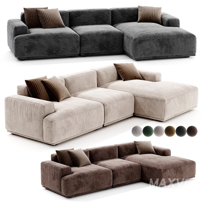 Muuto Connect Soft Modular Sofa 3 Seater - Image 2