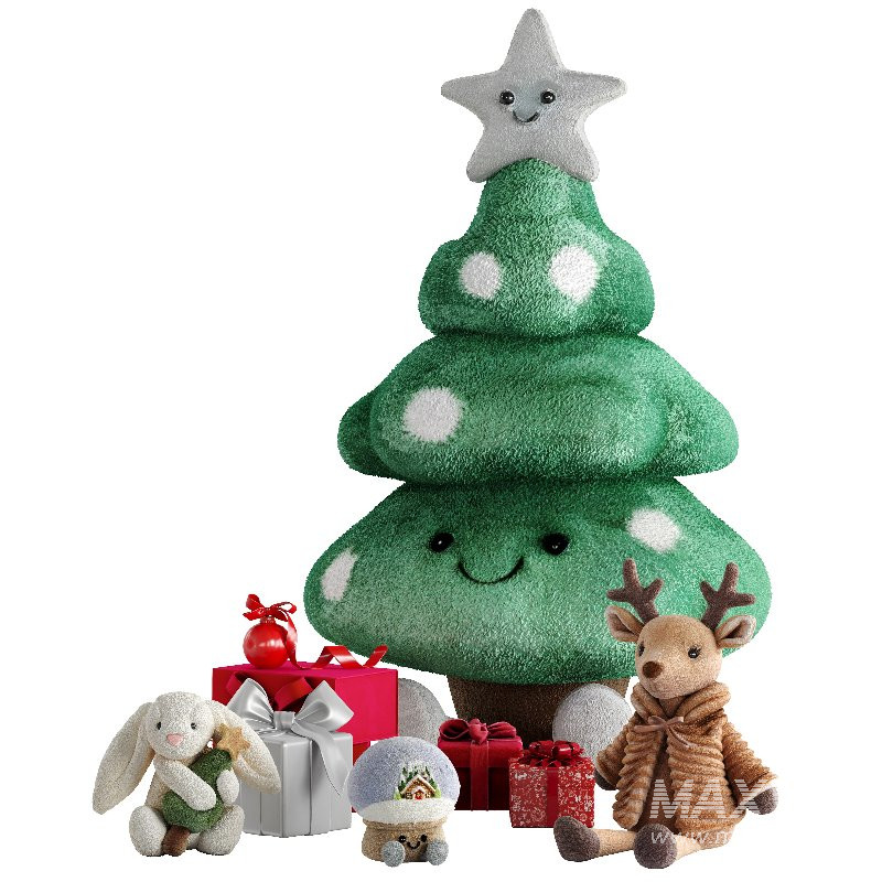 Plush Toys Set 23-Christmas - Image 2