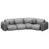 Colle Sectional Sofa With Right Wedge By Natuzzi - Thumbnail 3