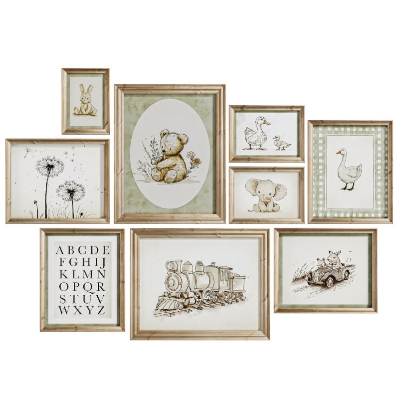 Vintage Gallery Wall for Kids Room - Image 1