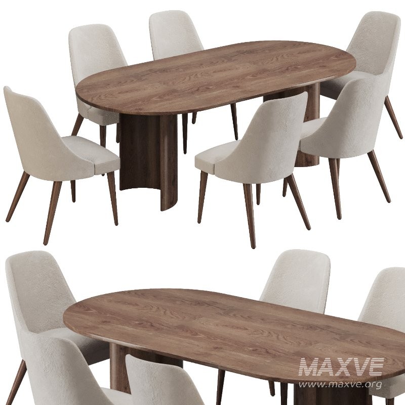 Dinning chair and table315 - Image 1