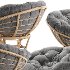 Rattan Papasan Chair - Thumbnail 1