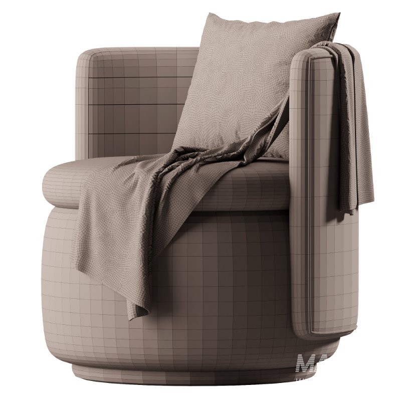 Cole Swivel Chair Grey Green - Image 3
