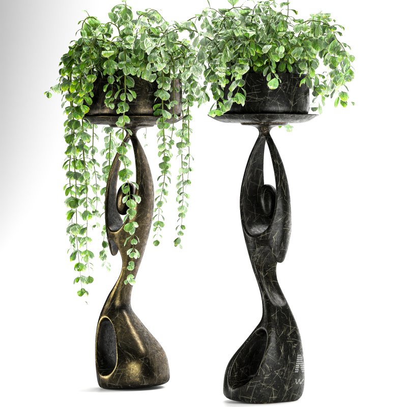 Metal Plant Set 09 - Image 4