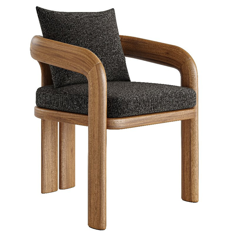 Chloe Teak Dining Chair - Image 3