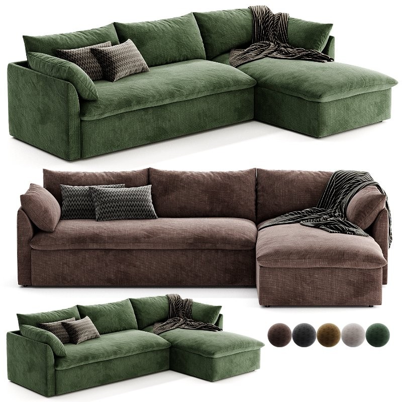Shelter 2 Piece Sleeper Sectional Storage Chaise - Image 4