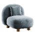 keny wine boucle armchair - Thumbnail 5