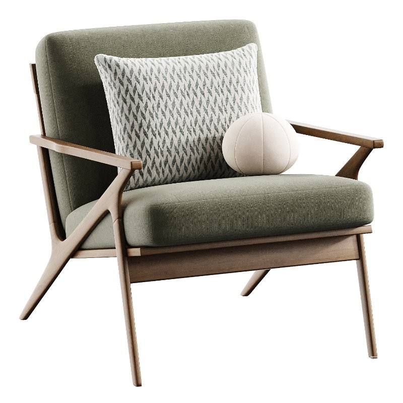 cavett wood frame chair - Image 3