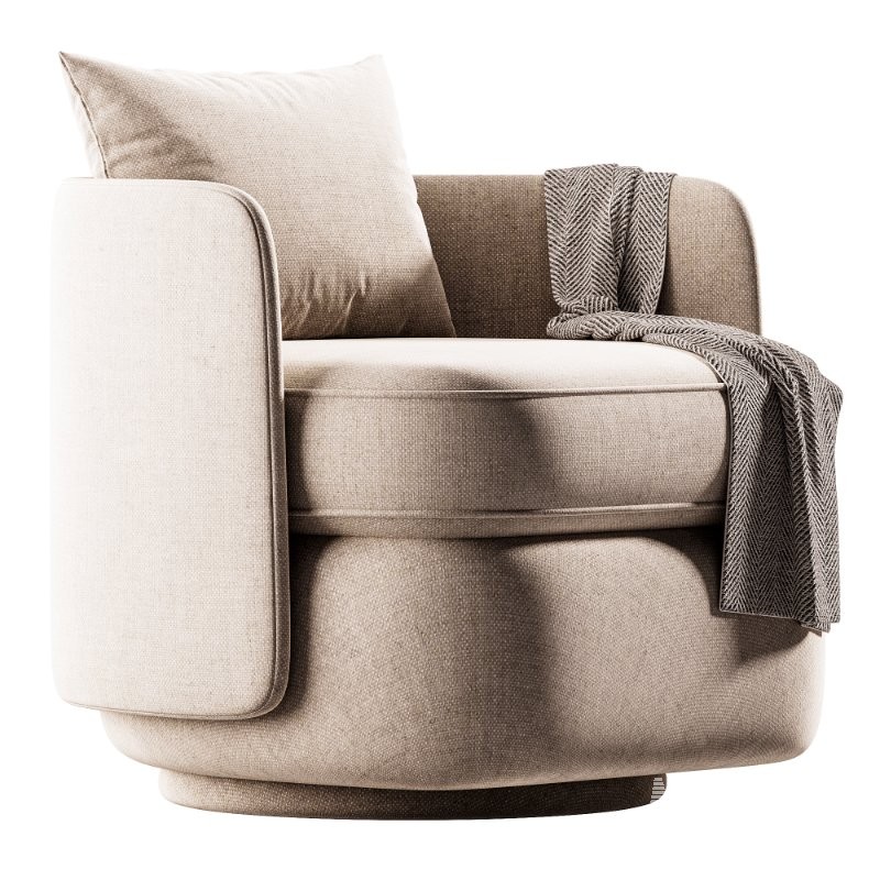 Swivel chair Dandy beige - Image 1
