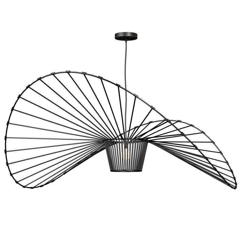 Handmade Bamboo Woven Vertigo Pendant Lamp Light - Image 1