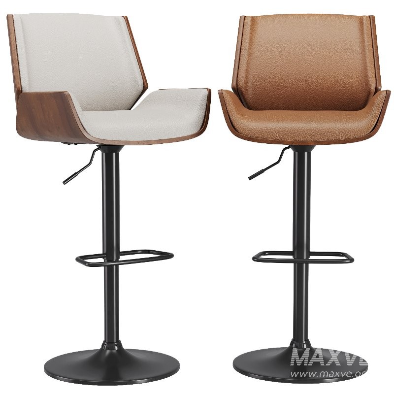 London Swivel Barstool - Image 4